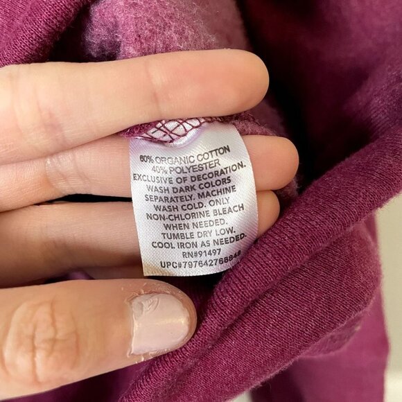 State of Mine pink fleece pullover pockets half zip casual winter thermal warm - Picture 6 of 6